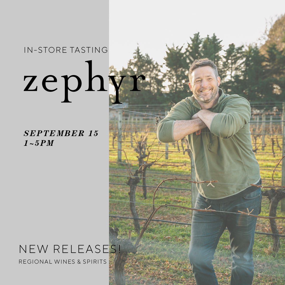 A decade of dry Riesling and more from Zephyr Win Regional Wines