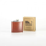 LEATHER BOUND HIP FLASK (180ML)