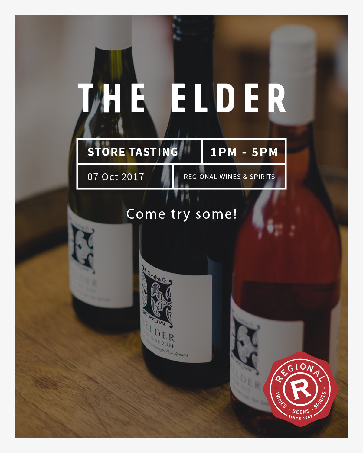 The Elder - Free Instore Wine Tasting