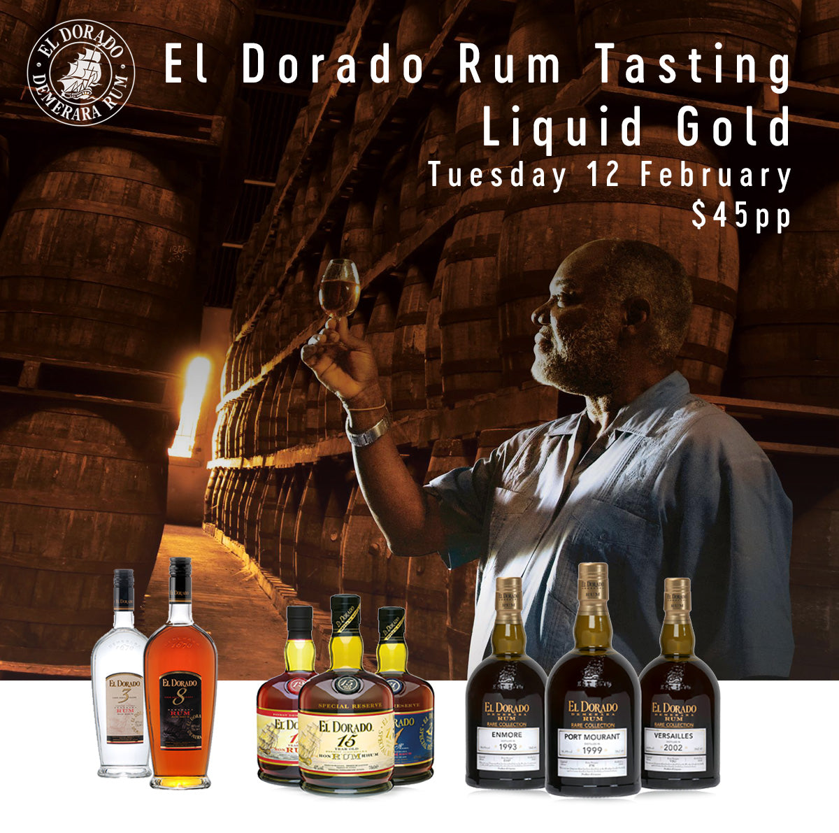 Liquid Gold - El Dorado Rum Tasting