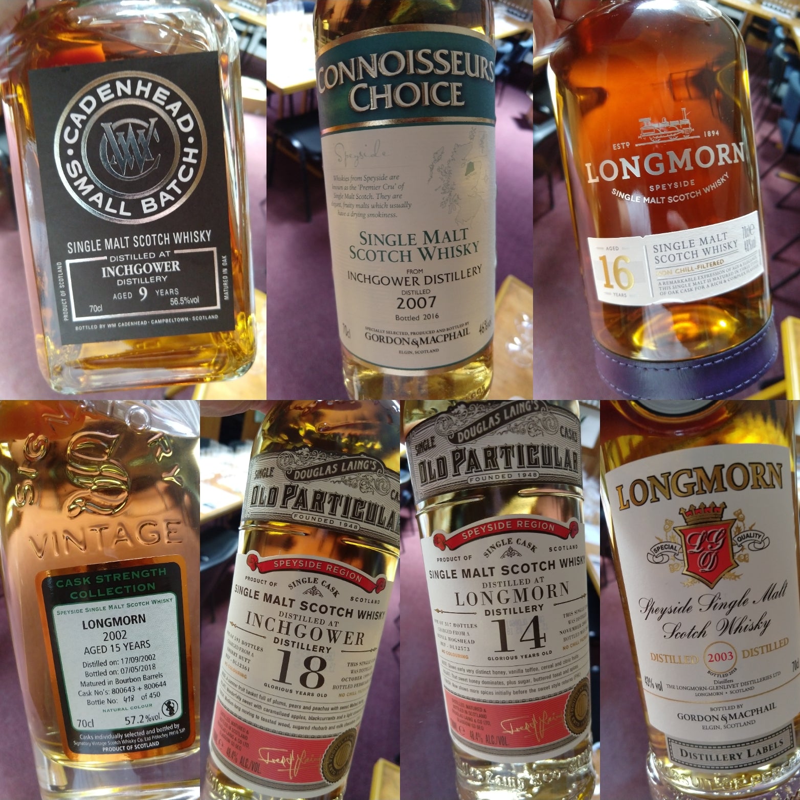Longmorn v Inchgower Whisky Tasting