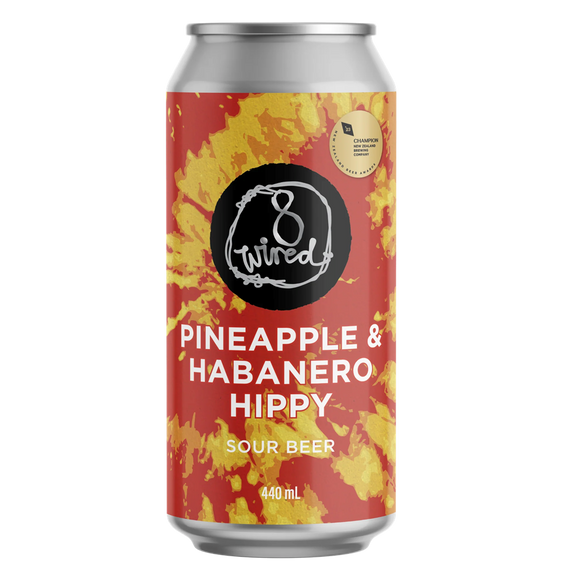 8 Wired Pineapple And Habanero Hippy Berliner 440ml