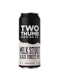 Two Thumb Brewing Milk Stout Black Forest Rye 440ml