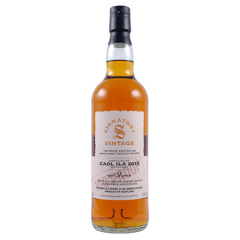 Caol Ila Signatory 100 Proof 9 Years Old 57.1%