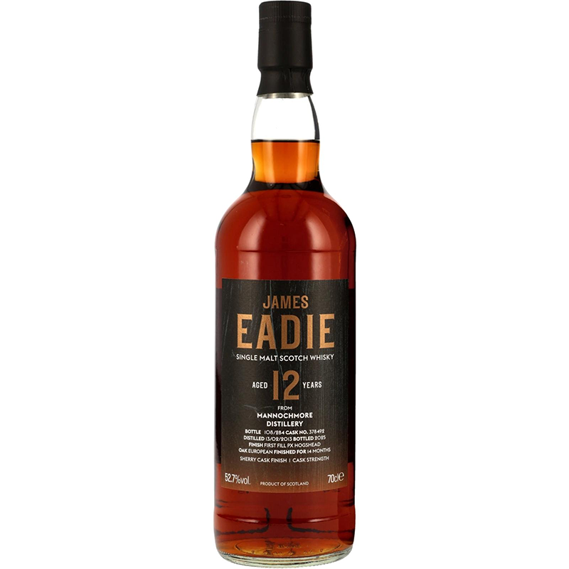 James Eadie Mannochmore 12 Year Old First Fill PX Sherry Hogshead Finish 