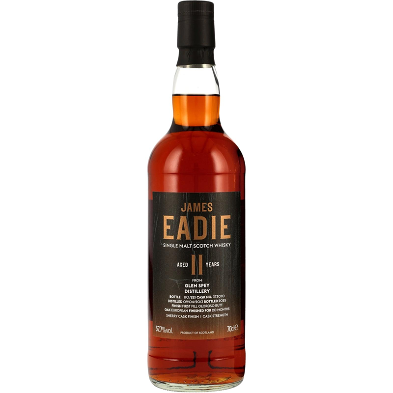 James Eadie Glen Spey 11 Year Old 57.7% First Fill Oloroso Butt Finish 