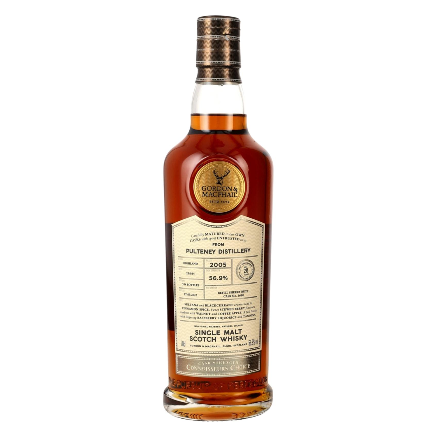 Michael Fraser Milne and Forbes Howie of The Scotch Whisky Company Present the whiskies of Gordon & MacPhail - Thursday 3 September, Basin Reserve, Norwood Room, 6pm, $80