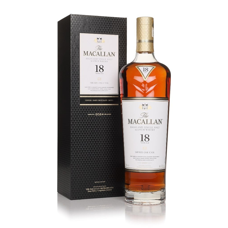 The Macallan 18yo Sherry Oak Cask 2024 43% 700ml