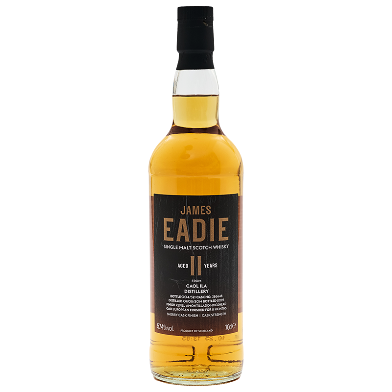 James Eadie Caol Ila 11 Year Old Refill Amontillado Sherry Hogshead Finish 