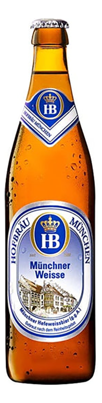 Hofbrau Munchner Weiss 500ml Bottle