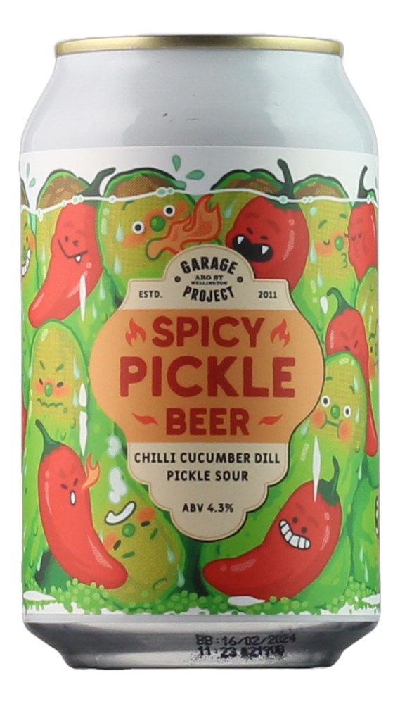 Garage Project Spicy Pickle Beer Sour 330ml Can