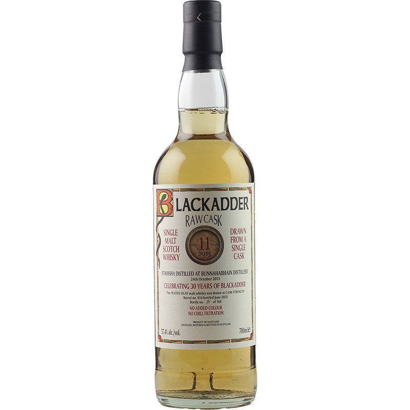 Blackadder Bunnahabhain Staoisha 11YO 2013-2025 57.4% Raw Cask Barrel 