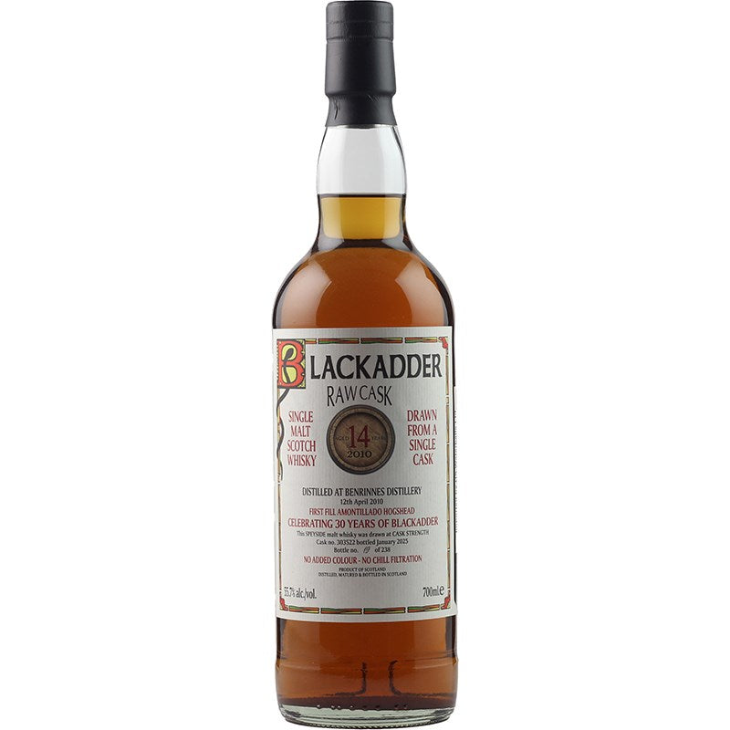 Blackadder Benrinnes 14YO 2010-2025 55.7% Raw CaskFirst Fill Amontillado Hogshead 