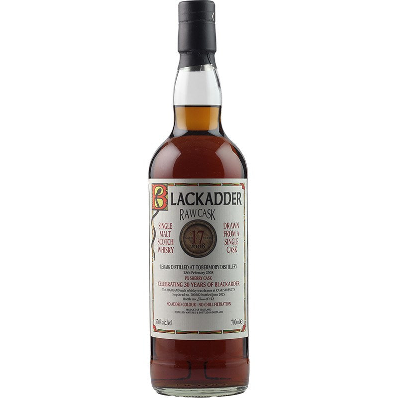 Blackadder Ledaig 17YO 2008-2025 57% Raw CaskPX Sherry Cask 