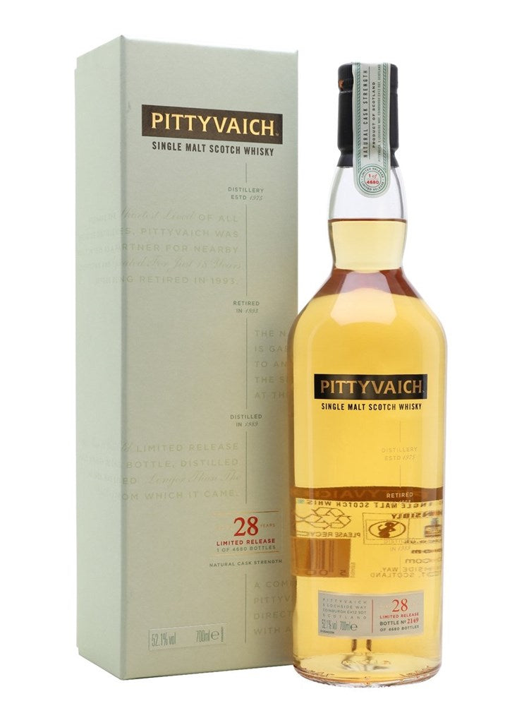 Pittyvaich 28YO Limited Release 2018 Single Malt 52.1% 700ml