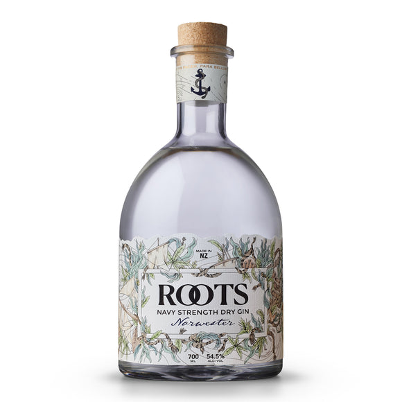 Roots Norwester Navy Strength Gin 54.5% 700ml