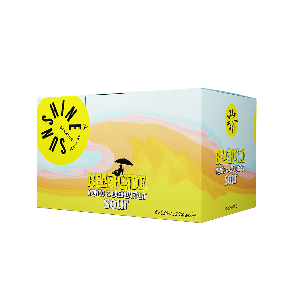 Sunshine Brewing Beachside Sour 6pk Cans (dated)