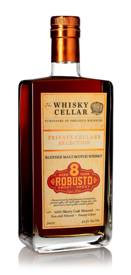 The Whisky Cellar Series 8 - “Robusto” Cigar Malt Blended Whisky 8 Years 52.5%
