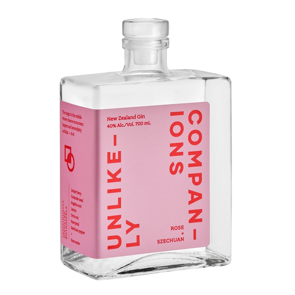 Unlikely Companions Rose + Szechuan Gin  40%