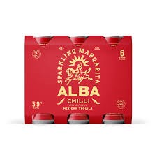 Alba Sparkling Chilli Margarita 6pk Cans