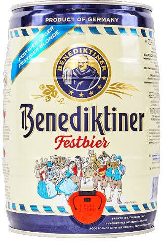 Benediktiner Festbier 5L Mini Keg