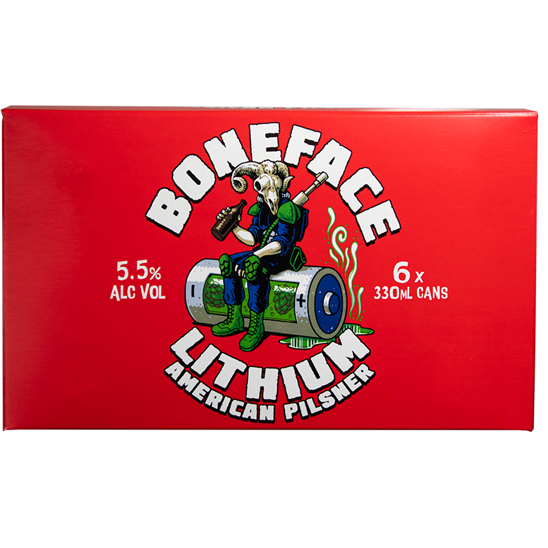 Boneface Lithium American Pilsner 6 pack