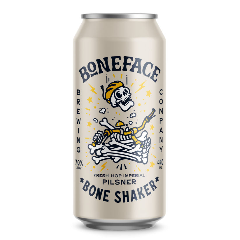 Boneface Brewing Bone Shaker Fresh Hop Imperial Pilsner 440ml