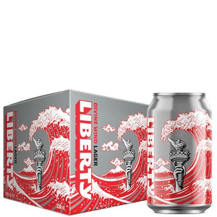 Liberty Brewing Divine Wind Japanese Lager 6pk Cans