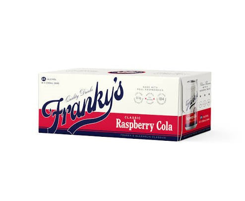 Franky's Classic Raspberry & Cola 10pk Cans