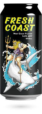 Double Vision Fresh Coast West Coast Pilsner 440ml