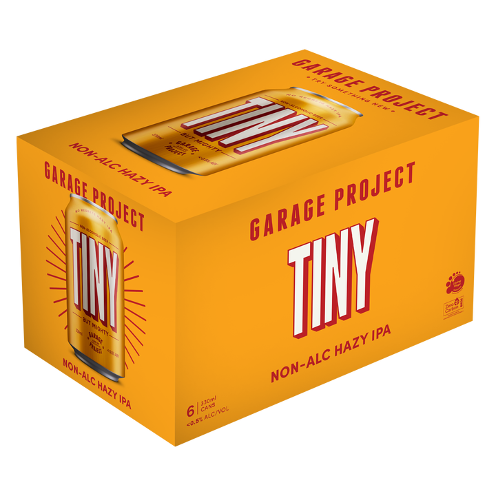Garage Project Tiny Hazy IPA Non Alcoholic Beer 6pk Cans