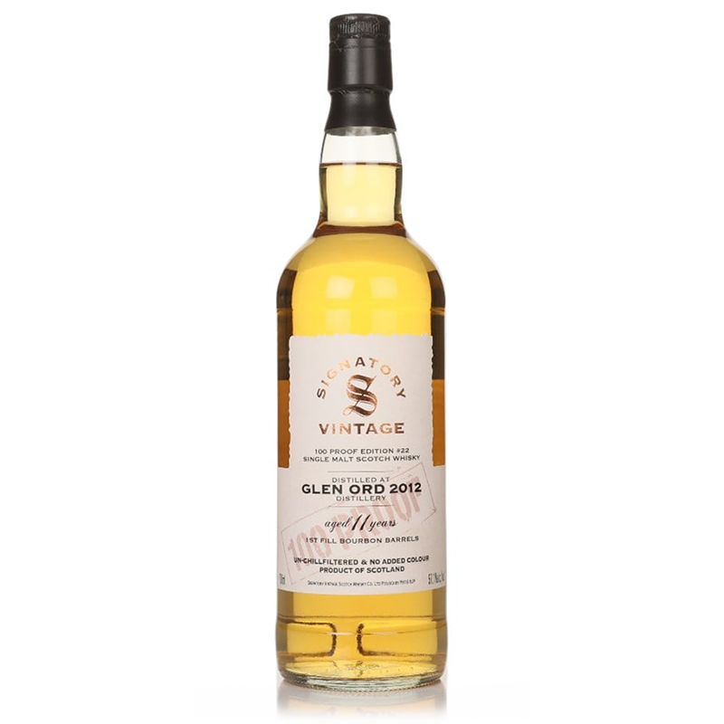 Glen Ord Signatory 100 Proof 11 Years Old  57.1%