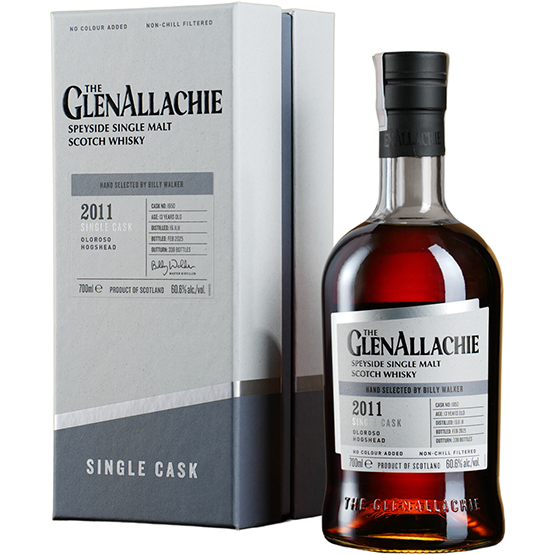 GlenAllachie 'Oloroso Sherry Hogshead Single Cask' 2011 / 13 years old 