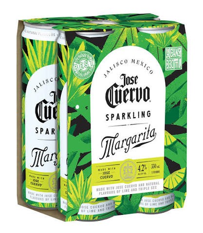 Jose Cuervo Sparkling Margarita 4pk Cans