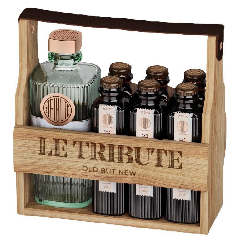 Le Tribute Gin & Ballon Glass Gift Pack