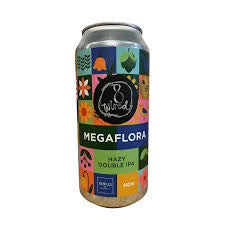 8 Wired MegaFlora Hazy Double IPA 440ml