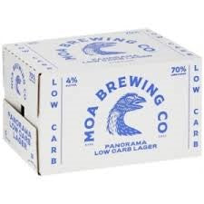 Moa Panorama Low Carb Lager 6pk Cans