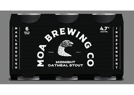 Moa Midnight Oatmeal Stout 6pk Cans