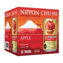 Takara Shuzo Nippon Apple Chu Hi 4pk Cans