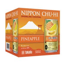 Takara Shuzo Nippon Pineapple Chu Hi 4pk Cans