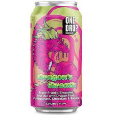 One Drop Brewing Dragons Breath Triple Fruited Smoothie Sour 440ml ...