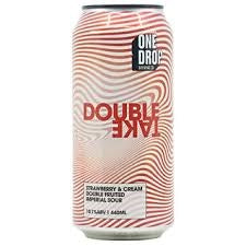 One Drop Brewing Strawberry & Cream Double Fruited Imperial Sour 440ml