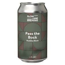 Slow Lane Brewing Pass The Bock Dunkles Bock 375ml