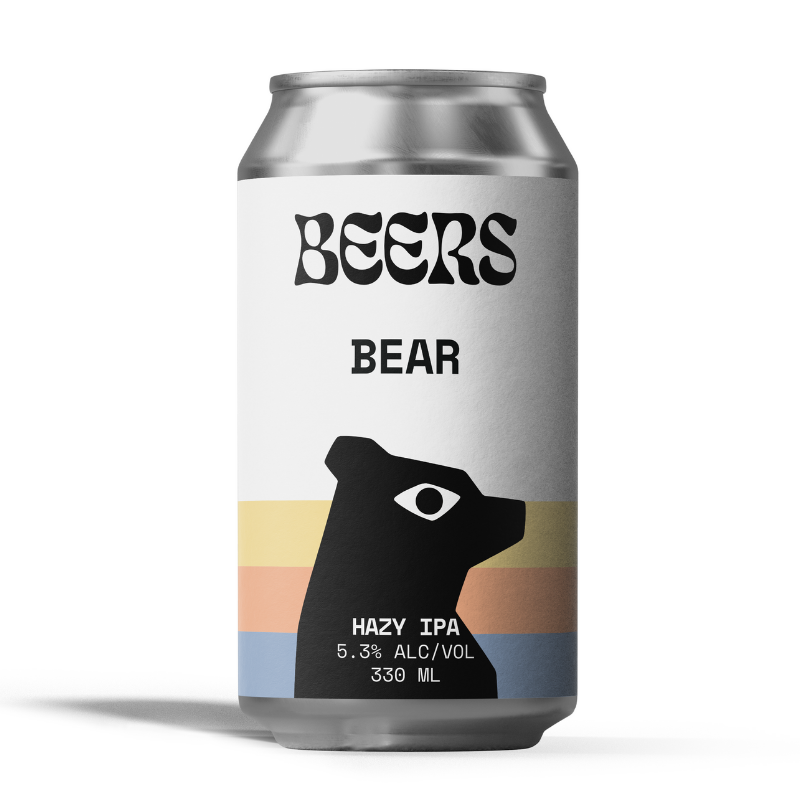 Beers by Bacon Bros Bear Hazy IPA 330ml Can