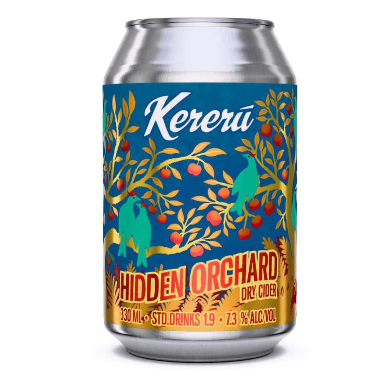 Kereru Hidden Orchard Dry Cider 330ml Can