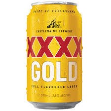 XXXX Gold Lager 375ml Can