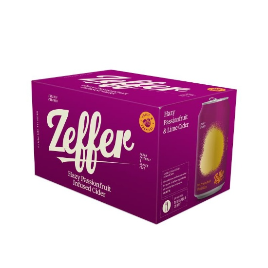 Zeffer Hazy Passionfruit Cider 6pk Cans