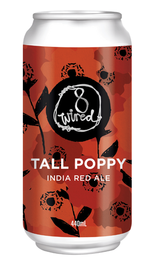 8 Wired Tall Poppy India Red Ale 440ml