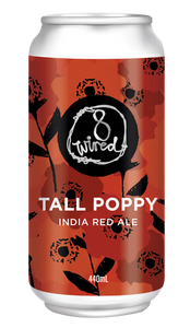 8 Wired Tall Poppy India Red Ale 440ml