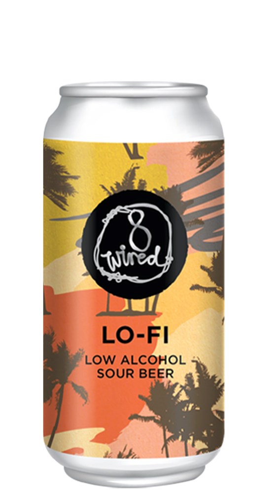 8 Wired Lo-Fi Low Carb Raspberry Sour 330ml
